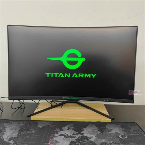 New Titan Army Inch Curved Hz Ms Gaming Monitor Box Packaging