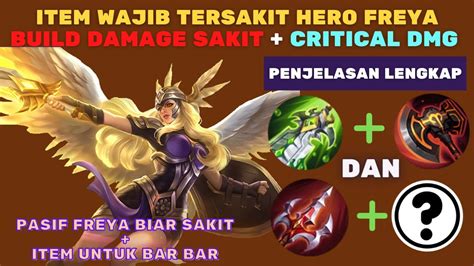 Build Item Freya Tersakit Dan Terkuat Di Mobile Legends Freya