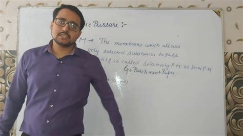 Solutions Osmotic Pressure Part 1 Class 12 Chemistry Youtube