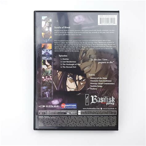 Basilisk Vol 1 Scrolls Of Blood Dvd 2006 704400085024 Ebay