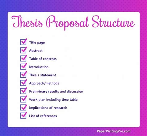 We Show You How To Write A Thesis Proposal