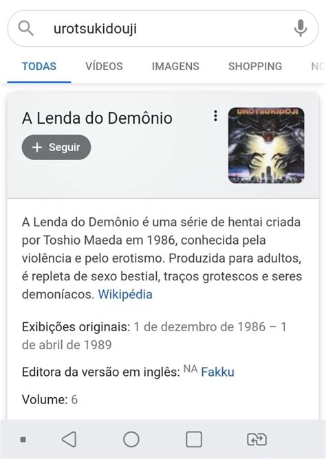 Urotsukidouji TODAS VÍDEOS IMAGENS SHOPPING A Lenda do Demônio Seguir A