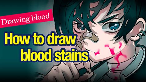 Drawing Blood How To Draw Blood Stains Medibang Paint The Free