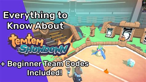 Temtem Showdown What To Know Team Codes Youtube