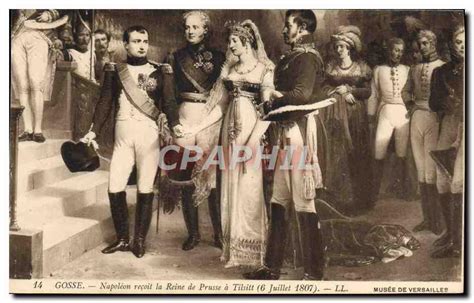 Carte Postale Ancienne Napoleon 1er Gosse Napoleon Recoit La Reine De