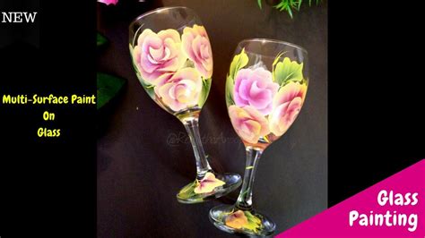 Acrylic Glass Painting - Beginner Painting