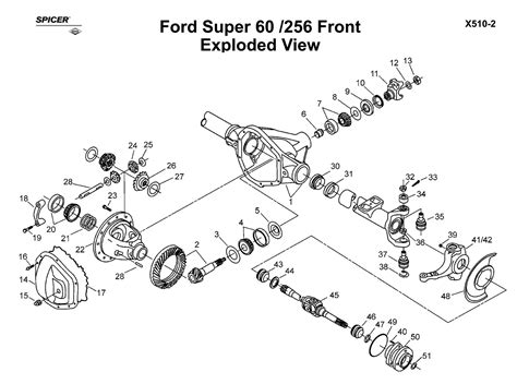 Dana 60 Front Axle Parts Diagram