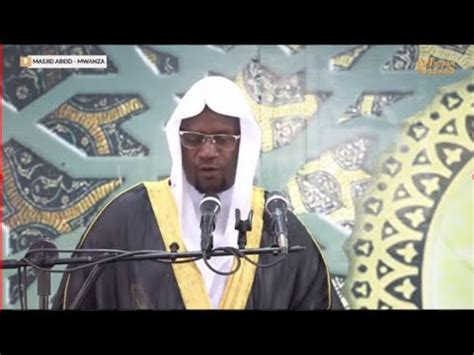 Live Khutba Ya Ijumaa Sheikh Shahid Muhammad Shawwal Ah