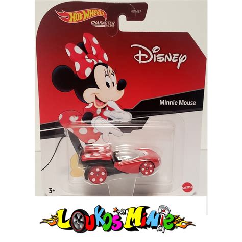 Hot Wheels Disney Minnie Mouse Character Cars Lacrado Shopee Brasil
