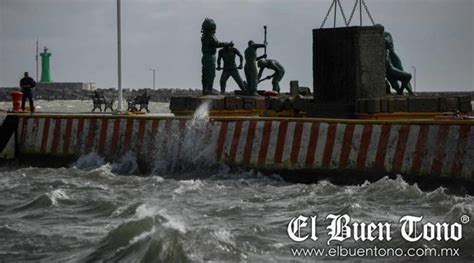 Frente frío 25 provoca intensas rachas de viento en Veracruz El Buen