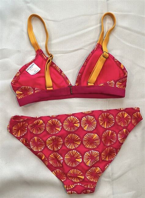 Marimekko For Target Orange Pink Bikini Set Sizes E Gem