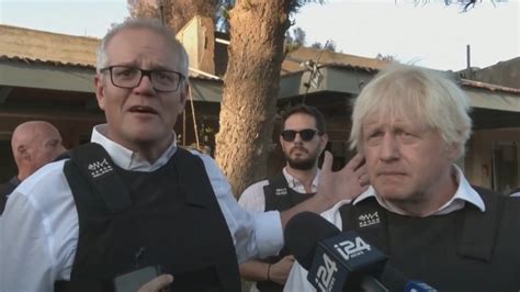 Scott Morrison And Boris Johnson Visit Israel Sky News Australia