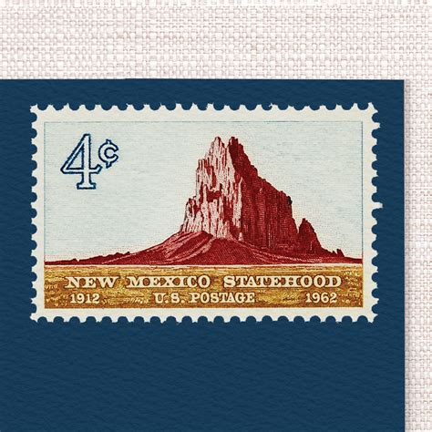 4 New Mexico Statehood Pack Of 25 Unused Stamps From 1962