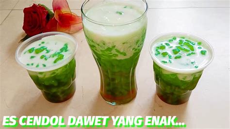 Cara Simpel Membuat Cendol Dawet Yang Enak Dan Anti Gagal YouTube