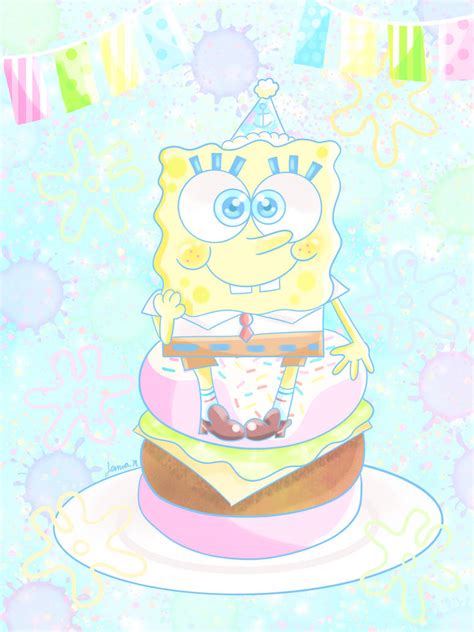 Party Pretty Patty Spongebob By Jemibuni On Deviantart