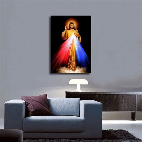 Friendly Divine Mercy Jesus Christ Poster A Print India Ubuy