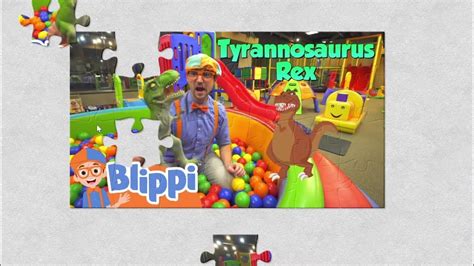 Puzzle Blippi Visits An Indoor Playground Dinosaur Blippi Puzzle Fan