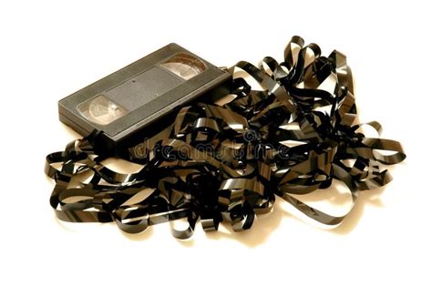 Vhs Tape Unwound Full Royalty Free Stock Photography Image 49727