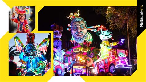 Some of the amazing floats created for Carnival Malta 2023