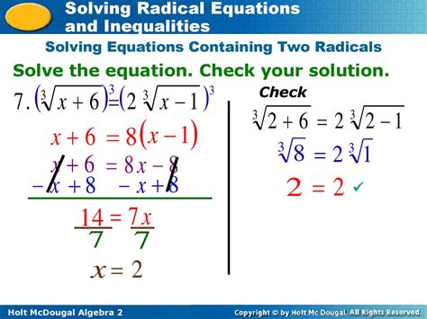 Essential Questions Solving Radical Equations And Inequalities Ppt