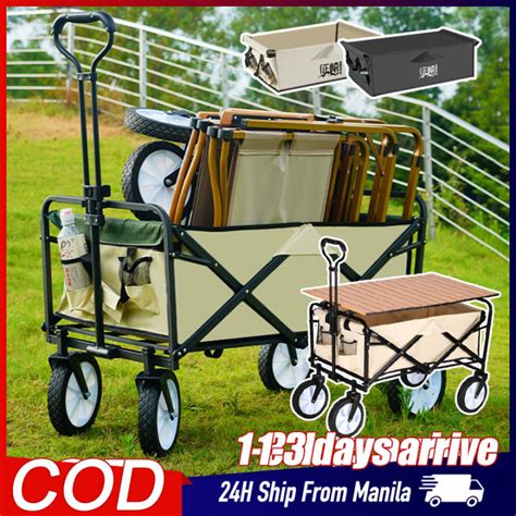 Camping Trolley Cart Heavy Duty On Sale Outdoor Shopping Trolleys