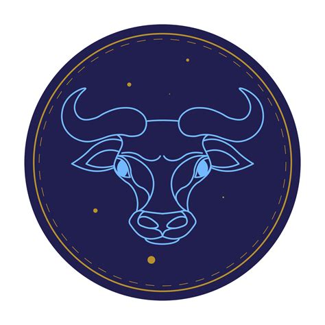 Taurus astrological sign, horoscope symbol of bull 17794942 Vector Art at Vecteezy