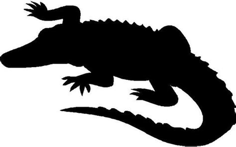 Alligator Silhouette Clip Art at GetDrawings | Free download