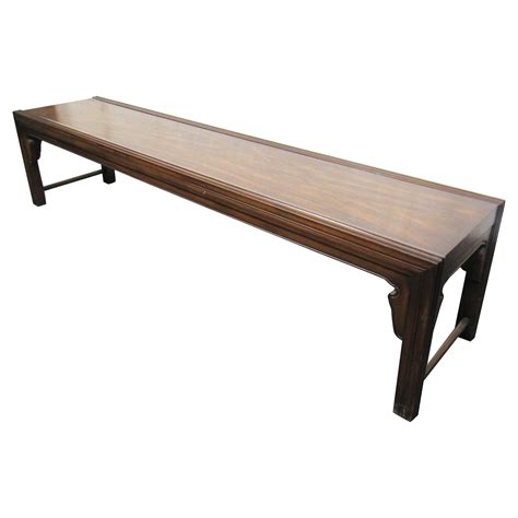Mid Century Black Lacquered Asian Inspired Coffee Table at 1stDibs