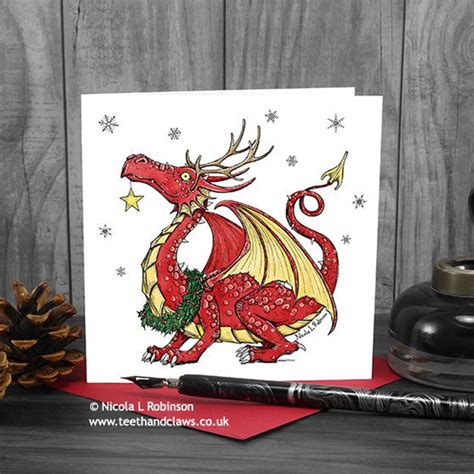 Welsh Christmas Card Etsy Uk