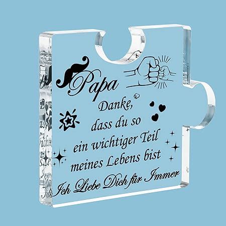 Geschenke F R Papa Vatertagsgeschenk Acryl Plakette Geschenke F R Papa