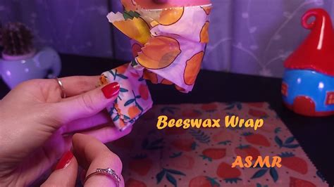 Beeswax Wrap Asmr Tapping And Crinkling Youtube