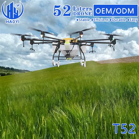 52L 60kg Payload GPS Precision Radar High Efficiency Farm Fertilizer