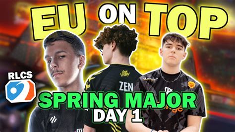 BEST MOMENTS SPRING MAJOR DAY 1 ZEN IS ALREADY INSANE RLCS 22 23