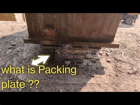 How To Install A Packing Plate In Structural Steel On Site