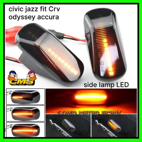 Jual Side Lamp Led Honda Lampu Sein Samping CRV Jazz Fit Civic Accua