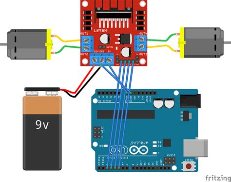 DC Motors run when powered by an Arduino connected to a computer but ...