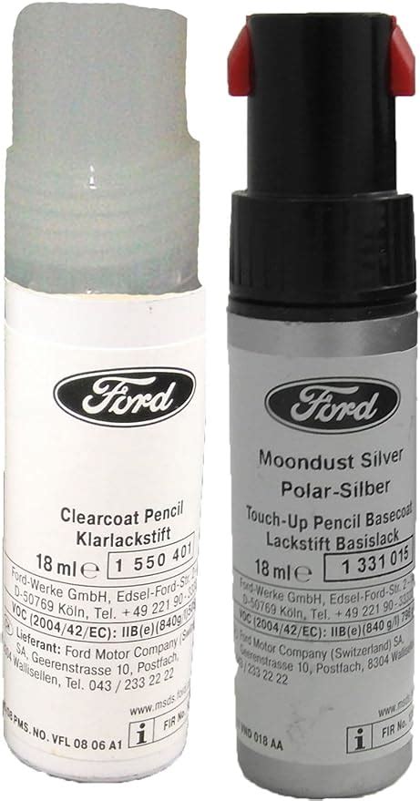 Ford Touch Up Paint Moondust Silver Uk Automotive