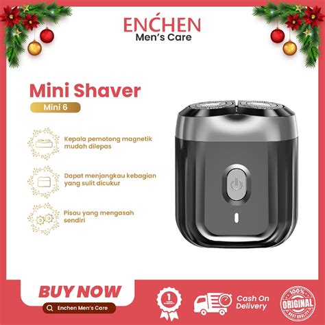 Jual ENCHEN Mini 6 Portable Mini Shaver Alat Cukur Jenggot Elektrik