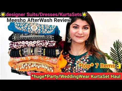 Huge Meesho Party Wedding Wear Haul Kurti Kurta Set Anarkali Dress