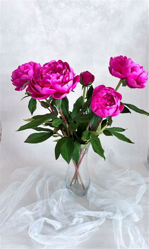 Peony bouquet artificial flowers | Персиковые пионы, Цветы, Пионы