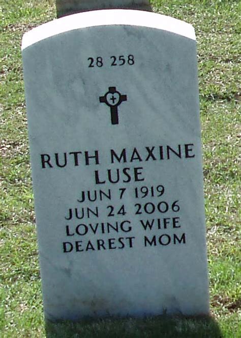 Ruth Maxine Antle Luse Homenaje De Find A Grave