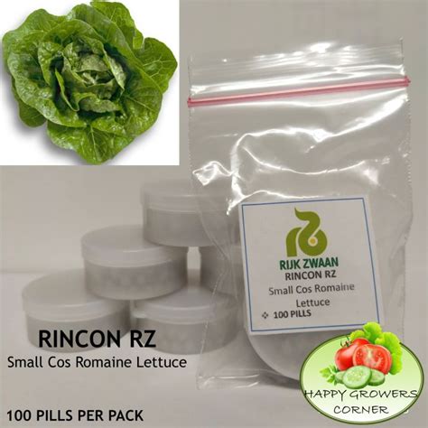 Rincon RZ Small Cos Romaine Lettuce By RIJK ZWAAN 50 100 200