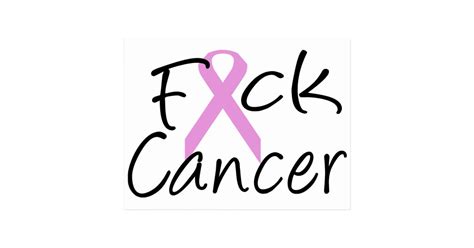 F Ck Cancer Postcard