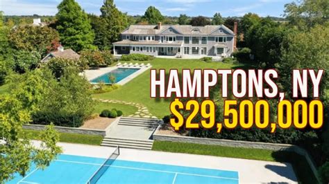 Inside 29500000 Hamptons Mega Mansion Youtube