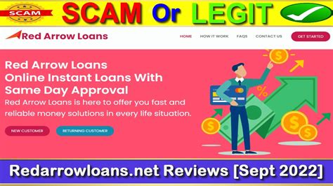 Redarrowloans Scam Sept With Proof Scam Or Legit