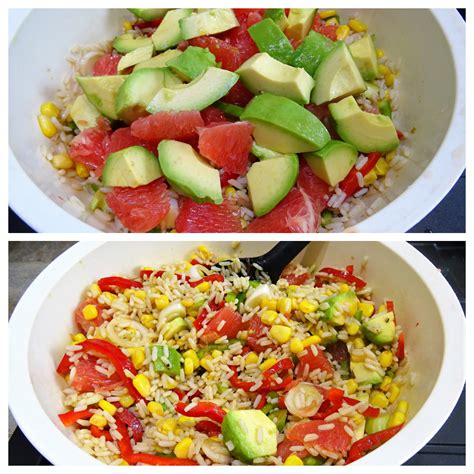 Salade De Riz Avocats Pamplemousses La Recette Facile Par Toqu S