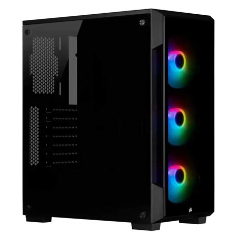 Gabinete Magnum Tech Gamer RGB Negro C Vidrio Templado S Cooler