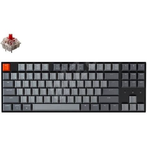 Herní klávesnice Keychron K8 TKL Gateron Hot Swappable Red Switch Aukro