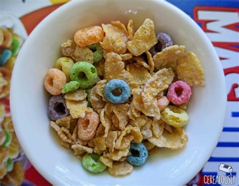 Review Kelloggs Mashups Frosted Flakes Froot Loops Cerealously