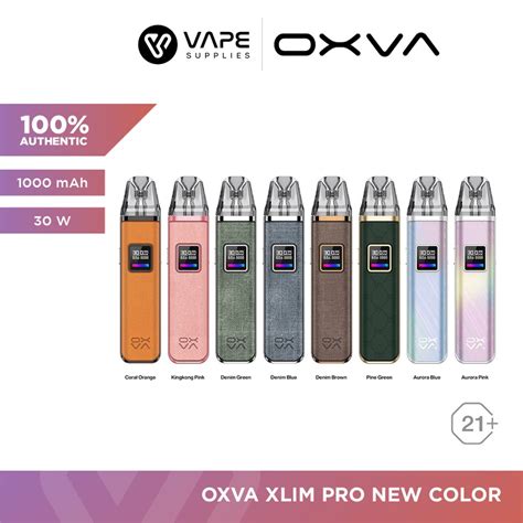 Jual Oxva Xlim Pro New Color Pod Kit 30W 1000mAh Authentic Shopee